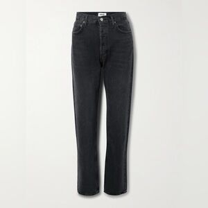 NEW! AGOLDE Size 26 '90s Pinch Waist Long high-rise straight-leg jeans